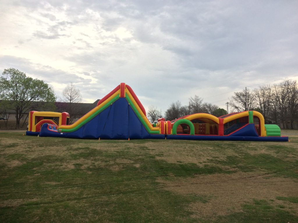 78 ft obstacle course bounce house rental tulsa