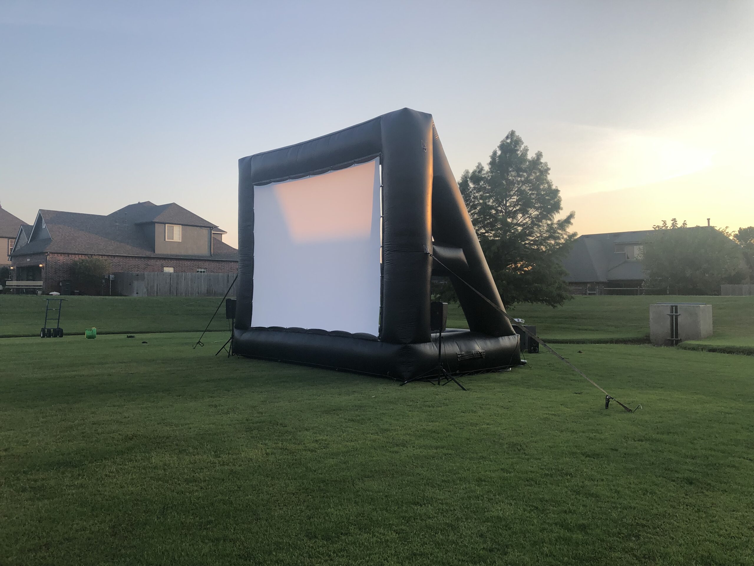 25' Movie Screen Bounce Pro Tulsa movie rental