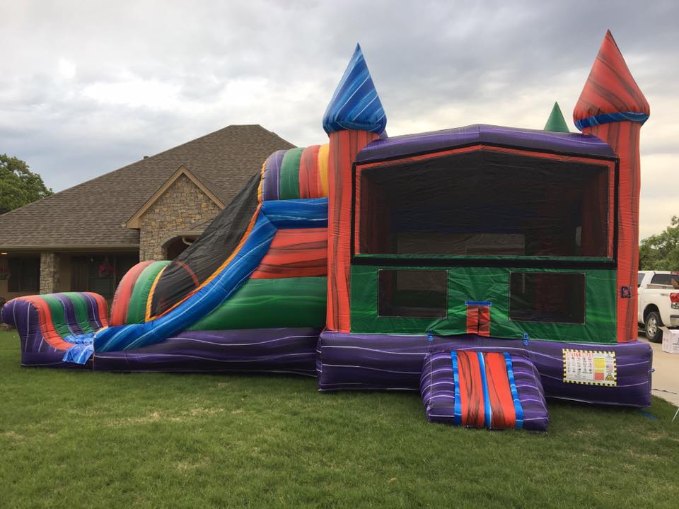 Marble Combo Bounce House Rental Tulsa Bounce Pro Inflatables