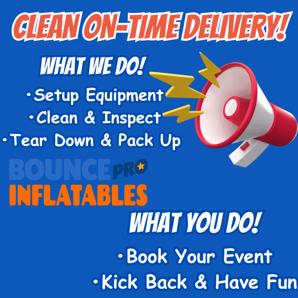 Delivery Area - Bounce Pro Inflatables